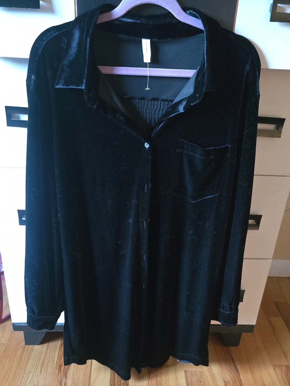 Gentle Fawn Black Velvet Top/ Dress